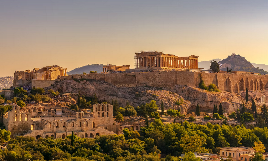 Multiple US cities provide round-trip flights to Greece starting at $551. 